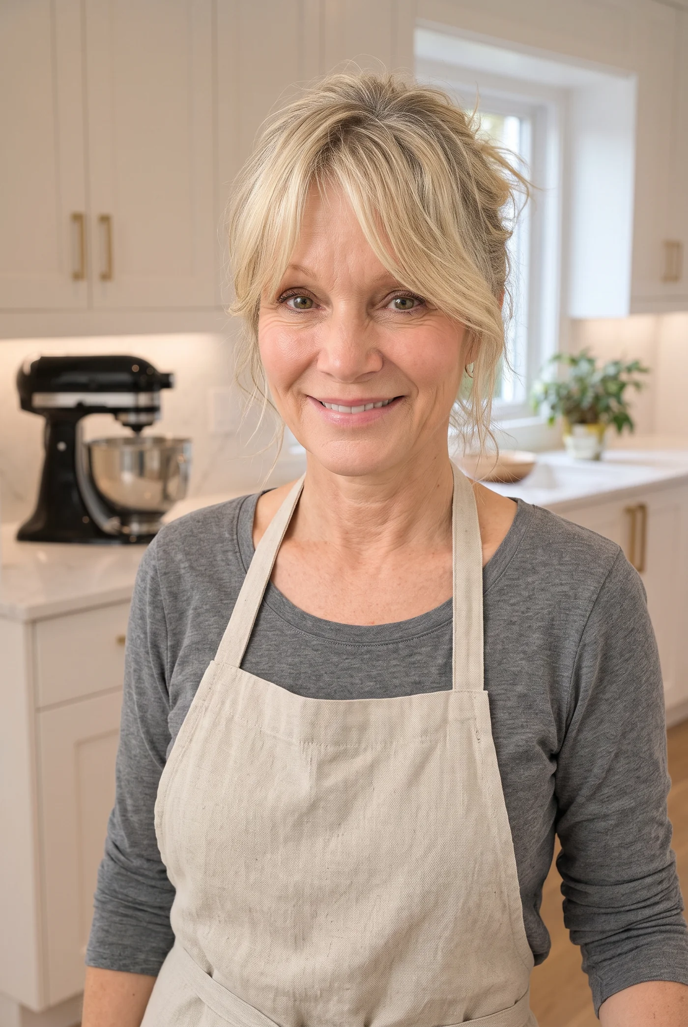 Miriam Walker in her kitchen